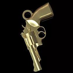 Revolver pendant  3D print model