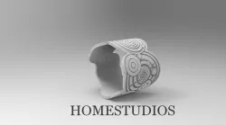 RING CIRCLES UFO 3D print model