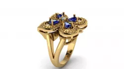 ring flower 3D print model
