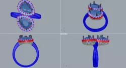ring models jewelery  3D print model