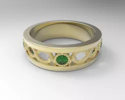 RING SNAKE MEDICINE GRADUATION 3D print model