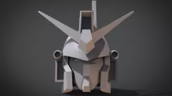 RX-78 GP01 Gundam-Full Burnen Head 3D print model