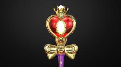 Sailor Moon magic wand 3D print model