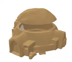 scifi mud hut - stl files 3D print model