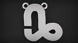 Simple Capricorn zodiac pendant  3D print model