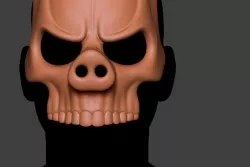 Skull Mask 5 3D print model