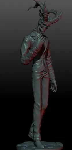 Slenderman Skullman 3D print model
