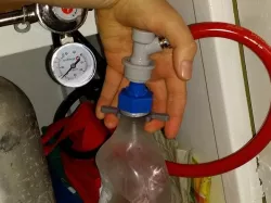 Soda Grip Carbonation Tool - Helps Attach Carbonater to Ball-Lock, Fits 16 Ounce, 2 Liter, 1 Liter Bottles