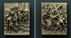 Stations of the cross 3D print model