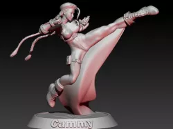 Street Fighter Cammy 3D print model