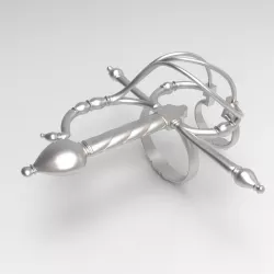 Sword hilt 3D print model
