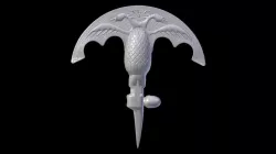 Tebber broad axe  3D print model