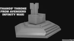 Thanos Throne from Infinity War 3D print model