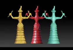 The Snake Goddess 3D print model