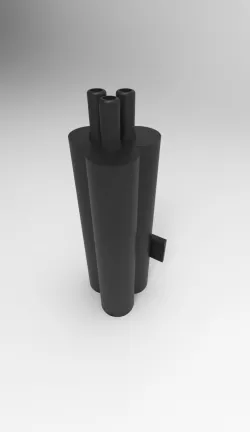 Tri-shot cilinder 3D print model