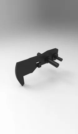tri-shot loading plate 3D print model