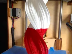 Twisted Koch anti snowflake vase