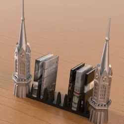 Victorian Tower Book Stand 3D print model