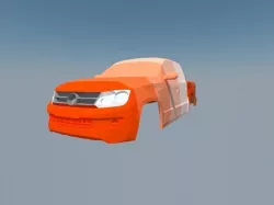 Volkswagen Amarok 2010 3D print model