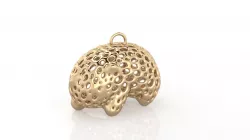 Voronoi Pendant Panda 3D print model