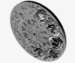 wall clock 3D print model