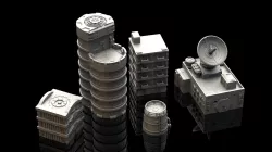 Wargaming Terrain - 5 3D Printable Buildings 3D print model