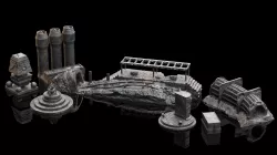 Wargaming Terrain - Urban Landscape 3D Printable Buildings 3D print model