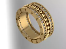 Wedding rings from 10 to 20 3D print model