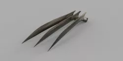 Wolverine Claws printable 3D print model