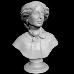 Woman Bust 3D print model