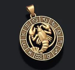 zodiac cancer The Crab lite 3D print model