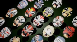 24 Oriental Chinese Opera Mask Pack Kabuki Collection Theatre Low-poly  3D model