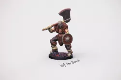 3d printable Miniature Wolf Paw Berserk 32mm 3D print model