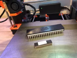 6502 Microprocessor Chip 3D print model