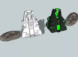6mm DeathBot War-Pyramid 3D print model