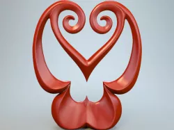 Abstract Figure 3D model