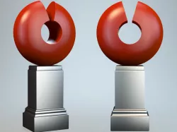 Abstract Figure 3D model