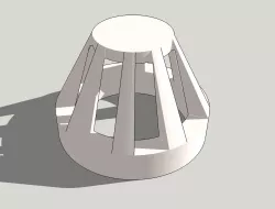 Airlock RED light covers for deagostini Millenium Falcon 3D print model