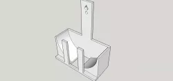 Amazon Echo Dot wall mount 3D print model