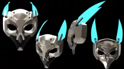 Ana Snow Owl Mask from Overwatch 3D print model