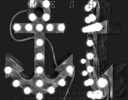 Anchor Bulb Light Set Low-poly  3D model