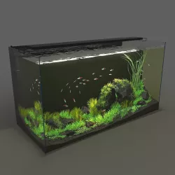 Aquarium rectangle 120l 3D model