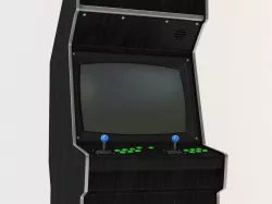 Arcade Machine Low-poly  3D model