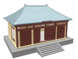 Asian or  japan buildings SET -STL Files- 3D print model