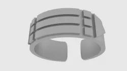 Atlantis rings 3D print model