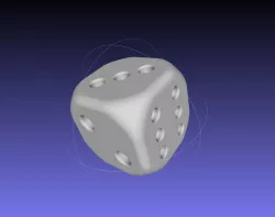 Balanced Printable Classic Dice 3D print model