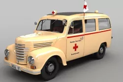 Barkas Framo V901  Ambulance 3D model