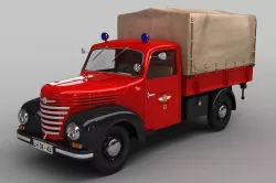 Barkas Framo V901 Fire Truck 3D model