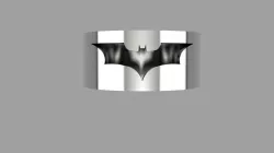 Batman ring 3D print model