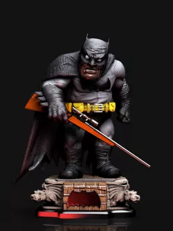 Batman  the dark knight caricature 3D print model